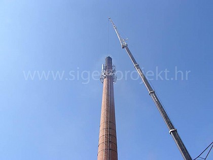 NOSAČ ANTENA NA DIMNJAKU